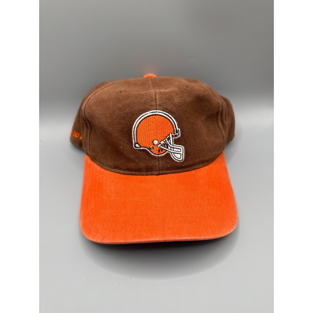 Vintage Cleveland Browns Starter Snapback Hat Brown Orange NFL Cap Cotton #54